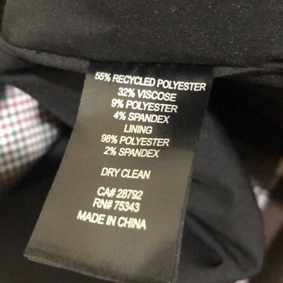 NWT Rachel Zoe Vest Size Large White Black Red Houndstooth - Picture 7 of 9